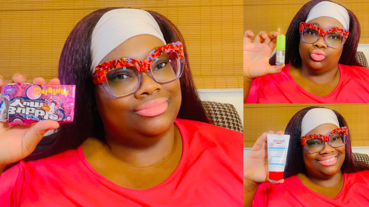 ASMR GUM CHEWING| LIP GLOSS APPLICATION| HAND LOTION APPLICATION| NO TALKING