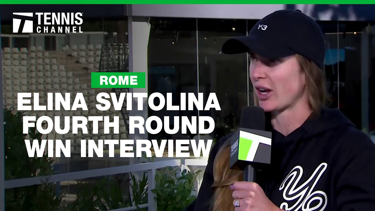 Elina Svitolina Explains Why She Hasn't Celebrated Mother's Day Yet | 2025 Rome