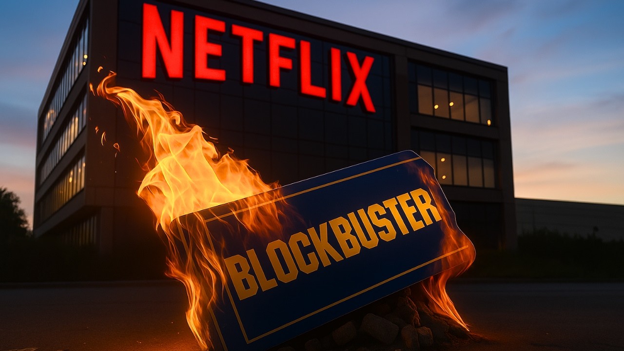 Blockbuster Almost Beat Netflix...Until This $50 Million Mistake