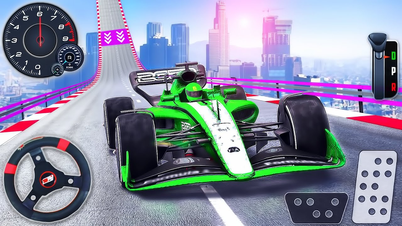Formula Car Stunt Master Racing 3D - Mega Ramp GT Car Impossible Simulator - Android GamePlay