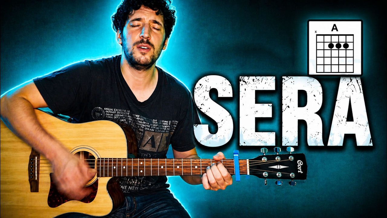 Ser&aacute; | Las Pelotas  | COVER guitarra ACORDES integrados | Rock Nacional por NachoAste