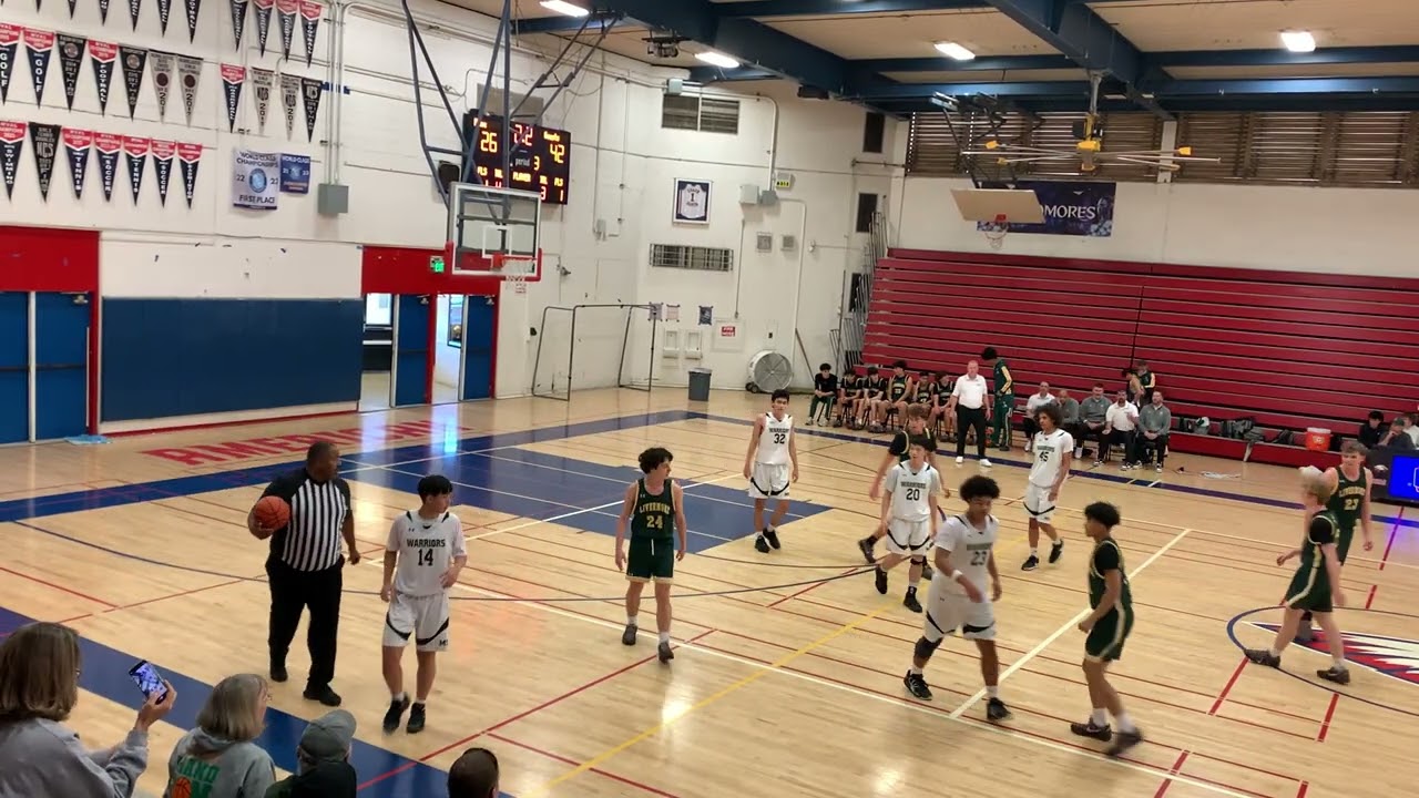 Mission San Jose high school Varsity boys basketball MSJ vs Livermore high second half 2025-12-29