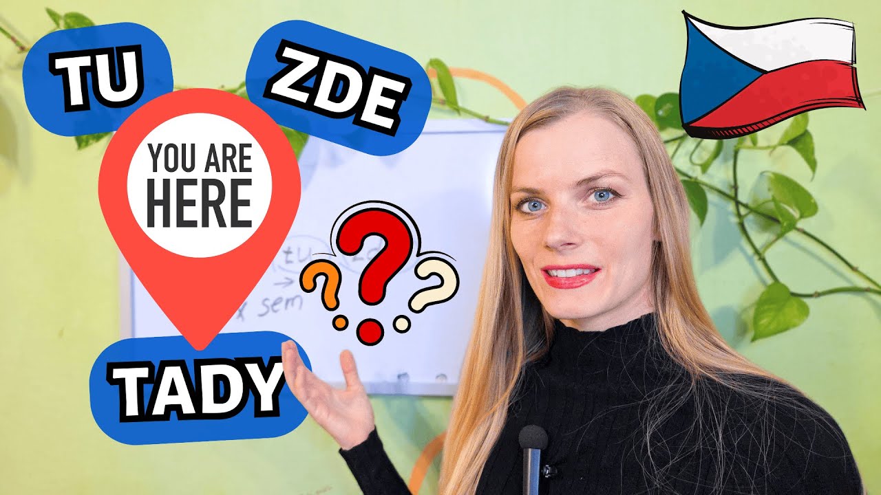 Tady, tu, zde 📌 HERE in Czech