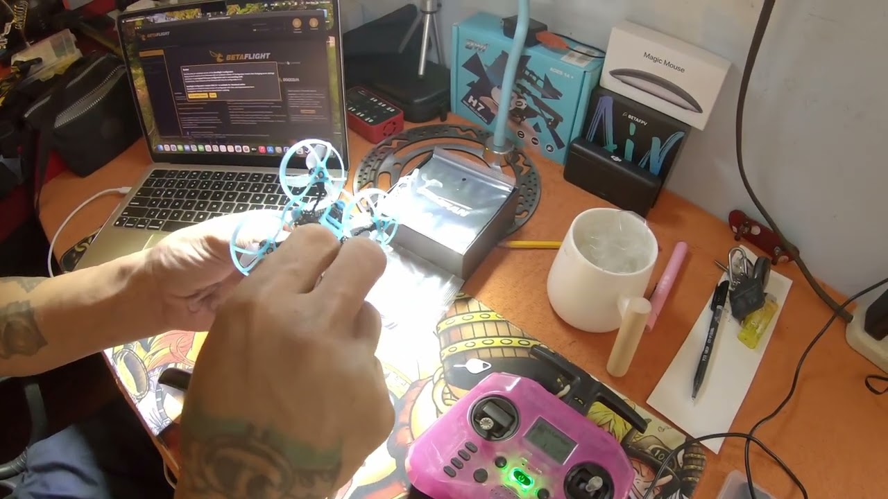 trying my 1st bind betaFpv air65 I'm not a good for this but I try try only..