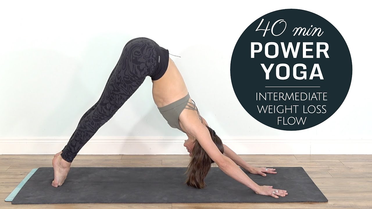 Тренировка Power Yoga – программа для похудения [средний уровень / 40 мин] – 30 дней йоги