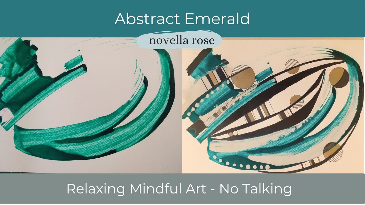 Abstract Art using Daler Rowney FW Inks with Zentangle Patterns Full Video Drawing Techniques