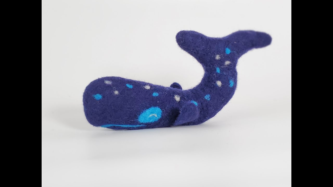 DIY felted Whale :: DIY FELTING KITS TUTORIAL