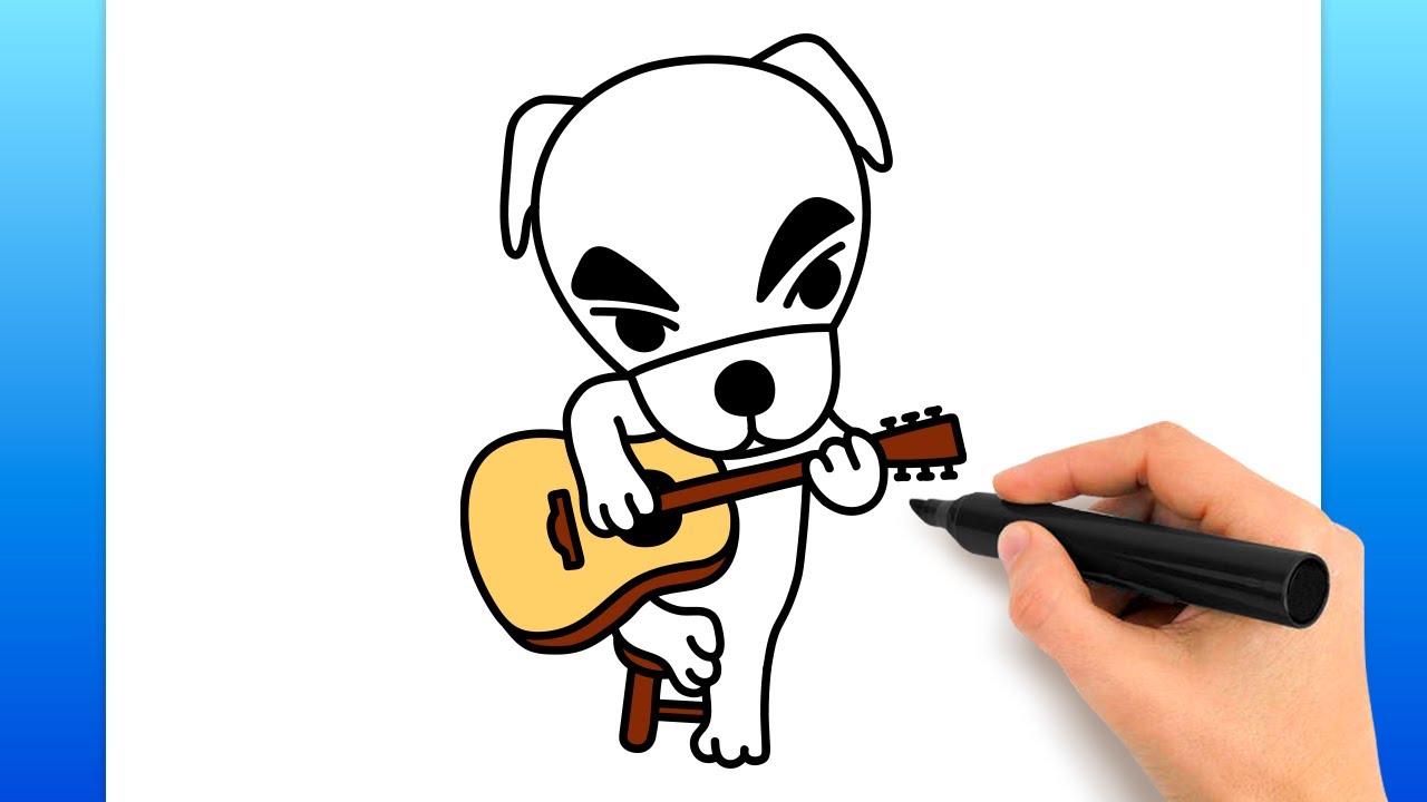 How To Draw KK Slider (Easy Drawing Tutorial)