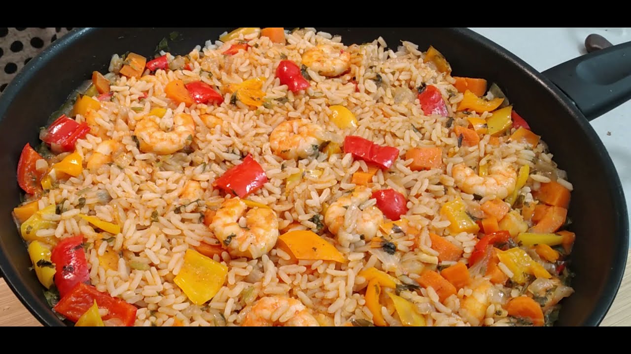 Recette de riz aux crevettes simple et délicieux