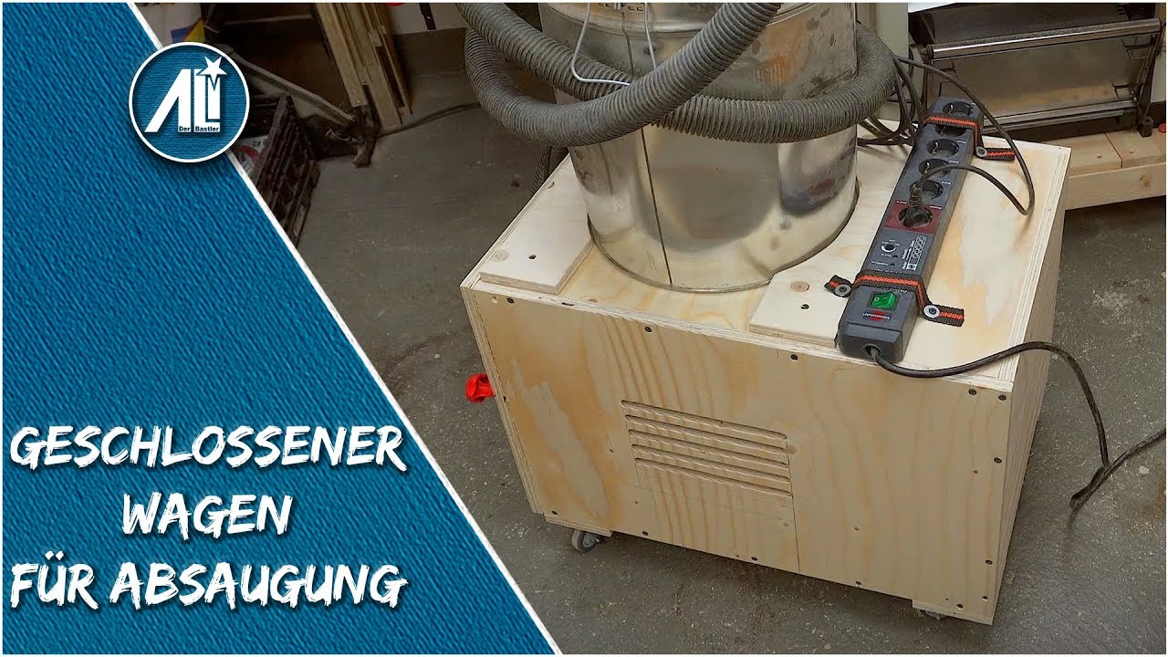✅Absaugwagen für die Werkstatt ⎮ Weniger Lärm ⎮DIY