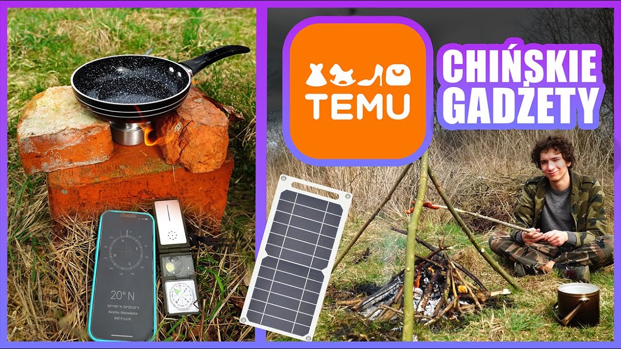 15 CHIŃSKICH GADŻETÓW SURVIVALOWYCH Z TEMU DO 40 ZŁ! - Co warto kupić?
