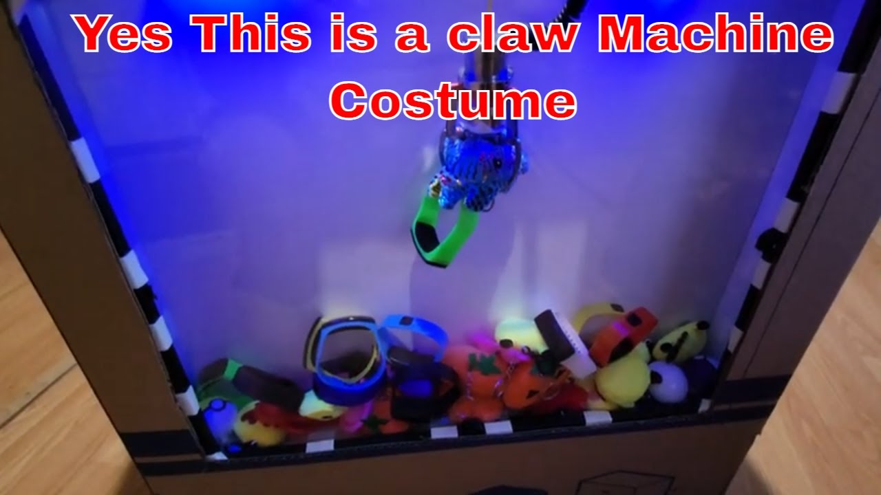 Making a Claw Vending Machine Halloween Costume