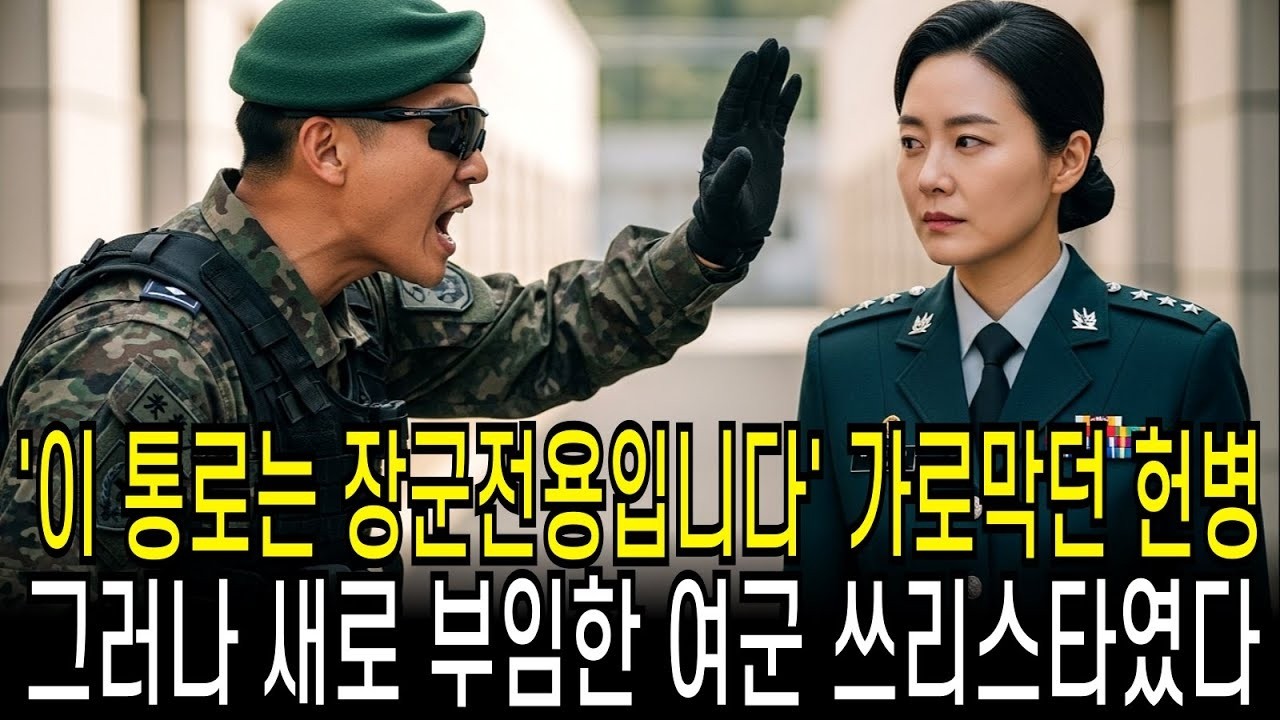 여군 최초 쓰리스타의 머리에 염색약을 뿌린 조폭 잠시후 그녀의 참교육이 시작되는데  노후이야기   노후사연