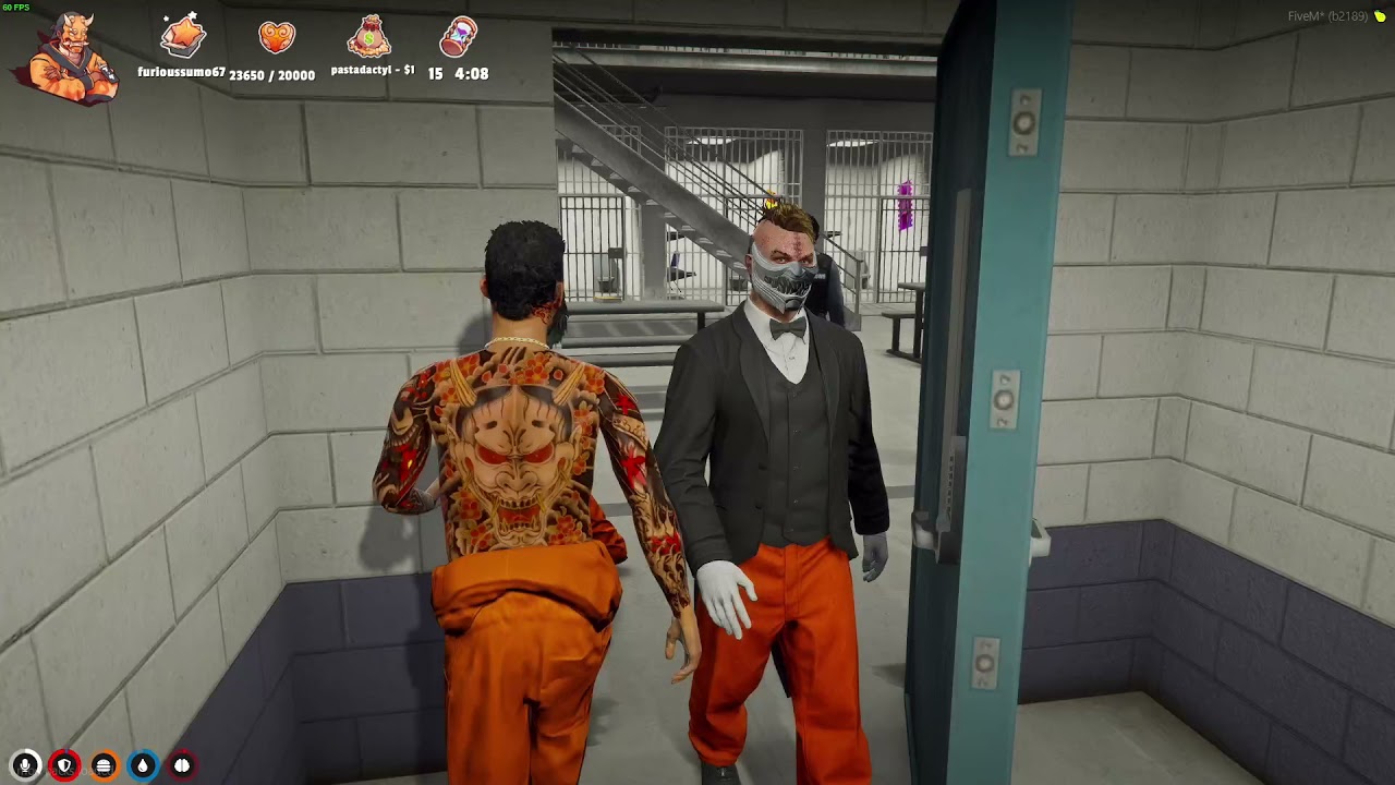 Buddha parachutes into the prison