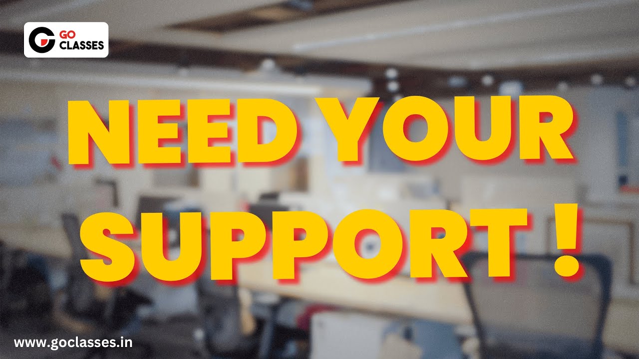 We Need Your Support