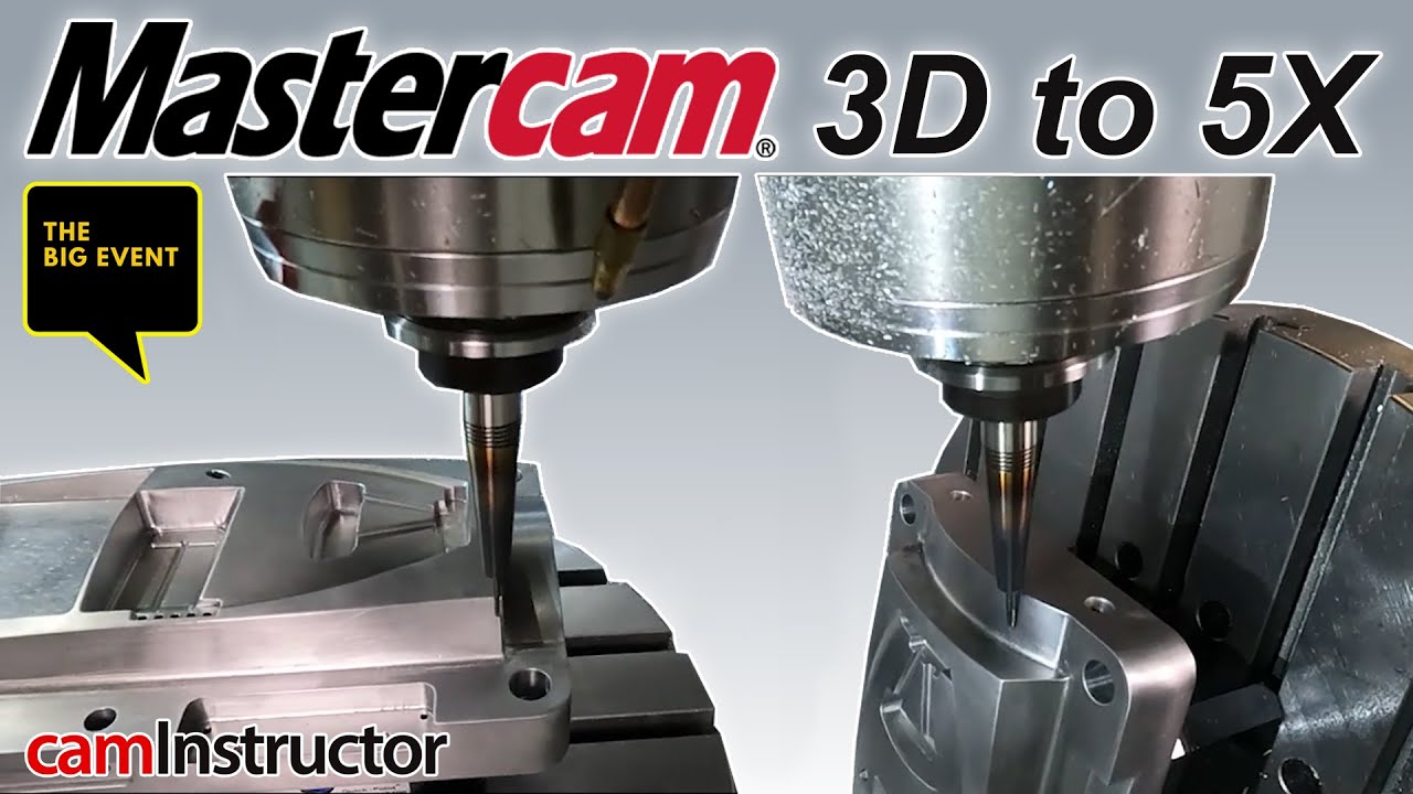 Mastercam 3D to 5X with Jesse | The BIG Event