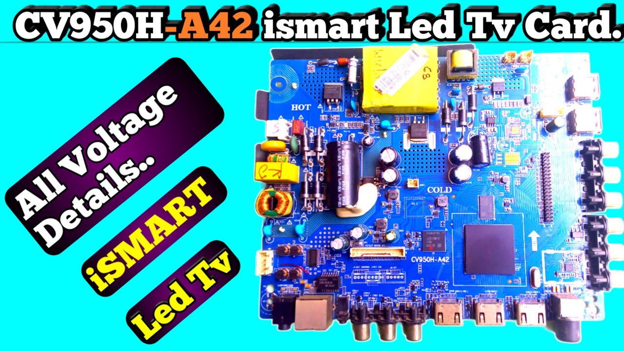 cv950h-a42 service mode |cv950h-a42 voltage chart.अब वोल्टेज देखो और रिपेयर करो🤔
