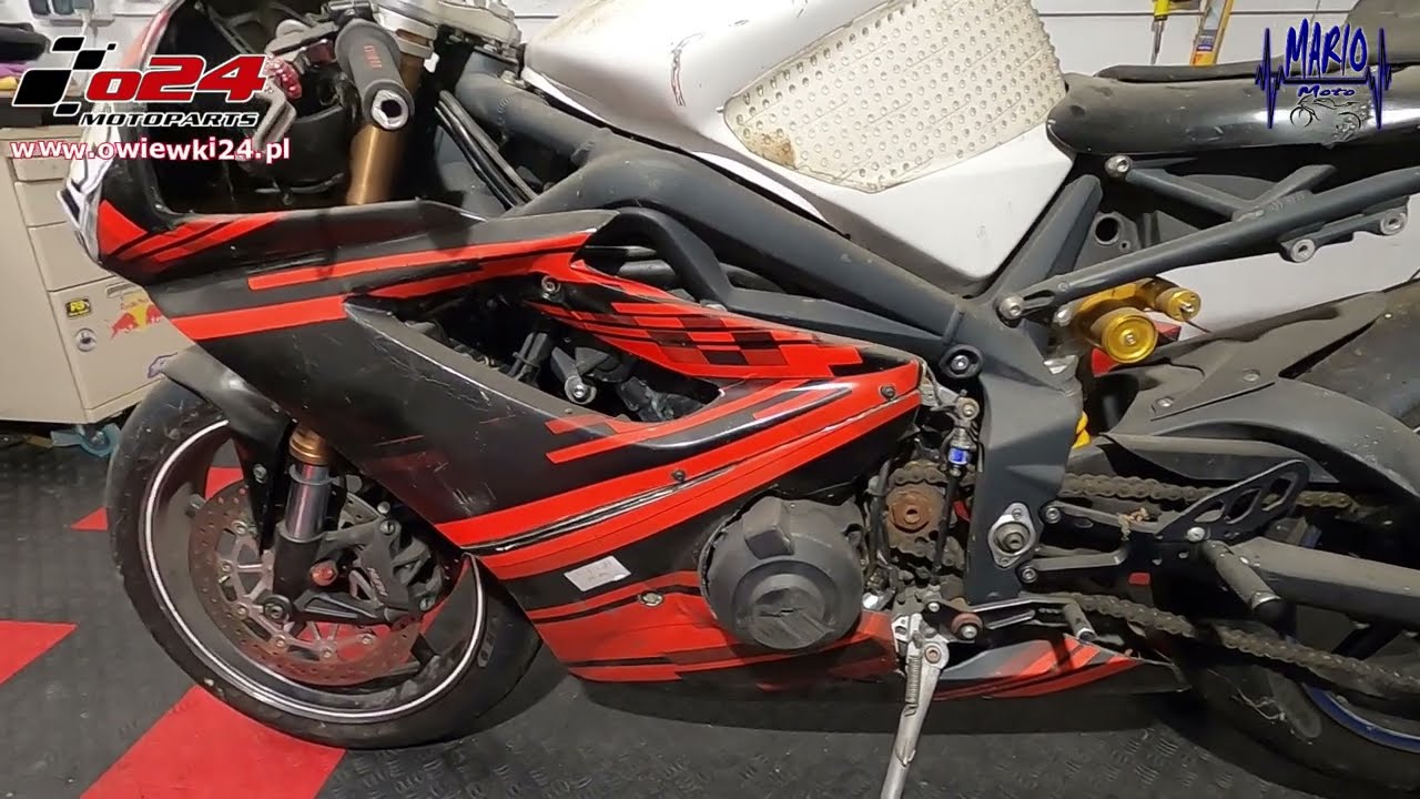 Triumph Daytona 675 Odbudowa motocykla po Mistrzu Polski