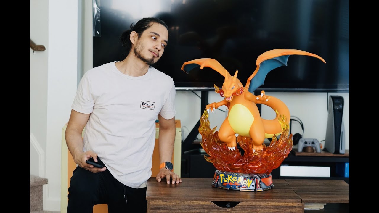 Is This the BEST CHARIZARD STATUE MADE! Unboxing Charizard by UNIQUE ART