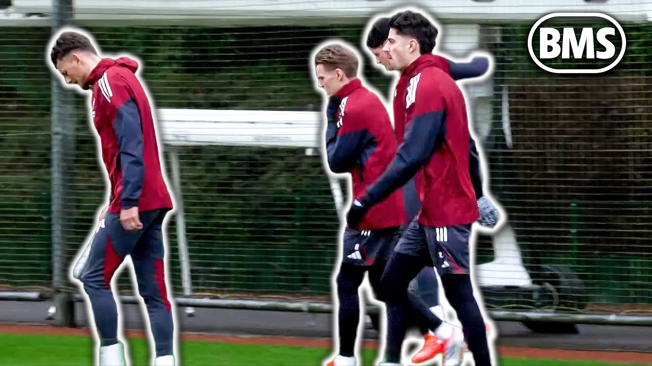 KAI HAVERTZ TRAINS! 💪 | Arsenal train ahead of Kairat Champions League clash