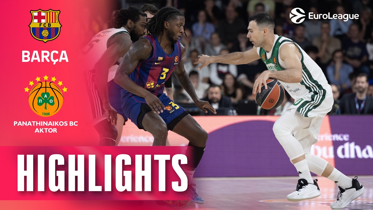 GREEN Takeover in Palau | FC Barcelona - Panathinaikos | R36 BASKETBALL HIGHLIGHTS 2025-26