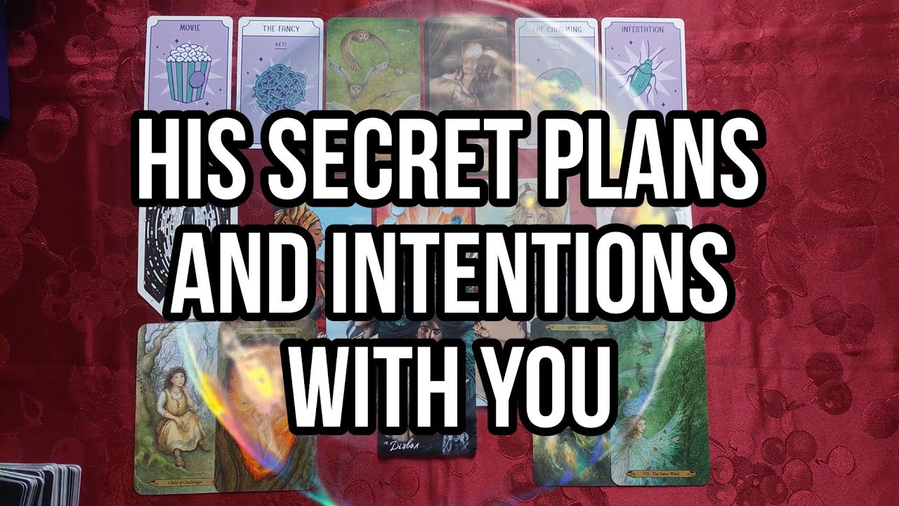 His secret plans and intentions🔬 with you.Tarot timeless pick a card reading.