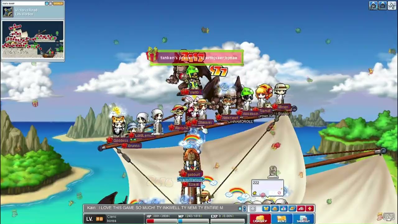 End of Maplestory Classic World Closed Beta Test