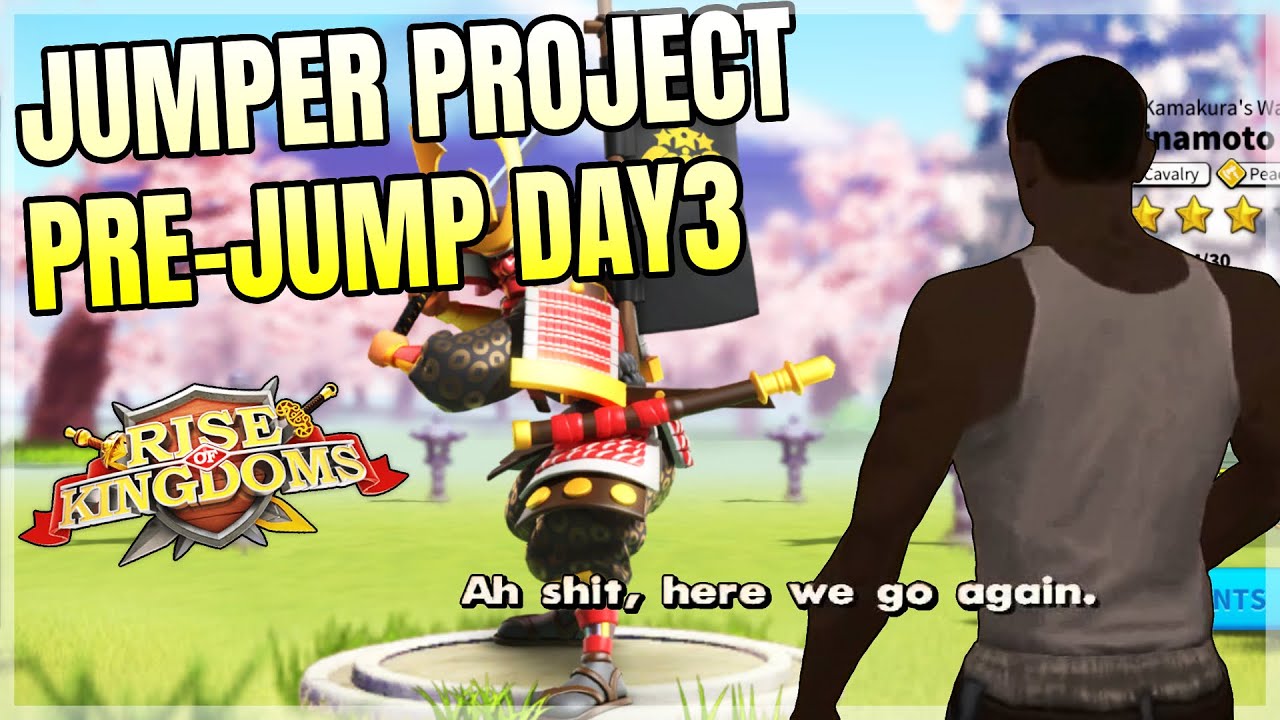NEW ACCOUNT DAY 3! - Rise Of Kingdoms Jumper Project!