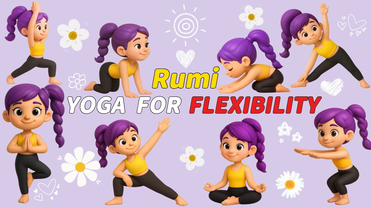 Rumi’s Confidence Yoga Flow | Yoga for Flexibility & Stability | Kpop demon hunters edition 🔥