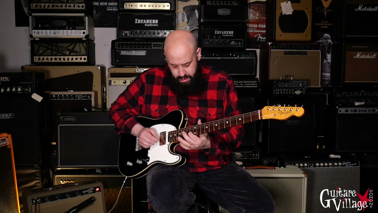 Fender AVRI Tele Custom 62 black - Guitare Village