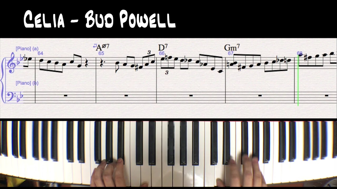 Celia - Bud Powell  Transcription