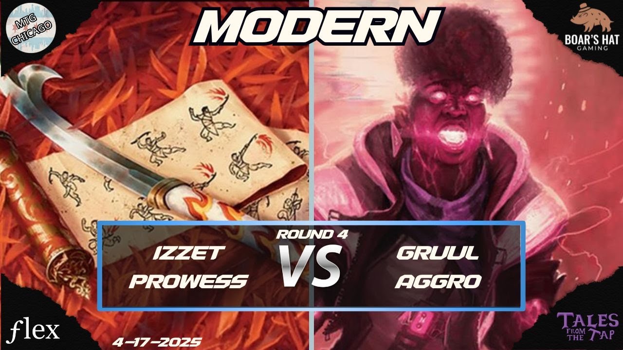 Izzet Prowess VS Gruul Aggro [MTG Modern Round 4]