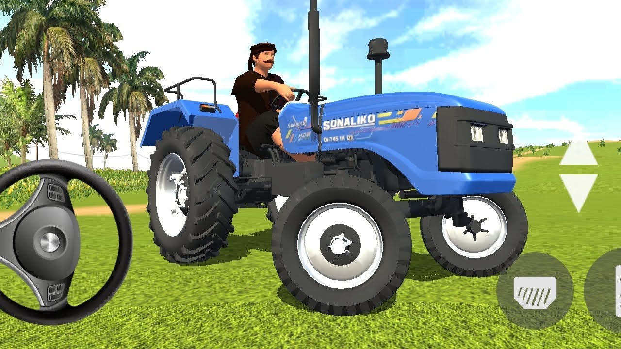 TRANSPORTING tractordriving 3d#fs22 Sonalika tractor OffrodingAndroidgameplay #gta5 #gtavfarming