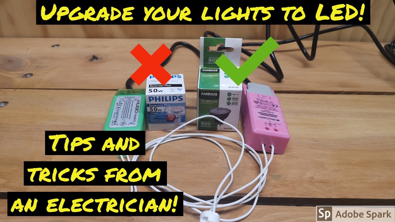 Changing Halogen Lights To LED!