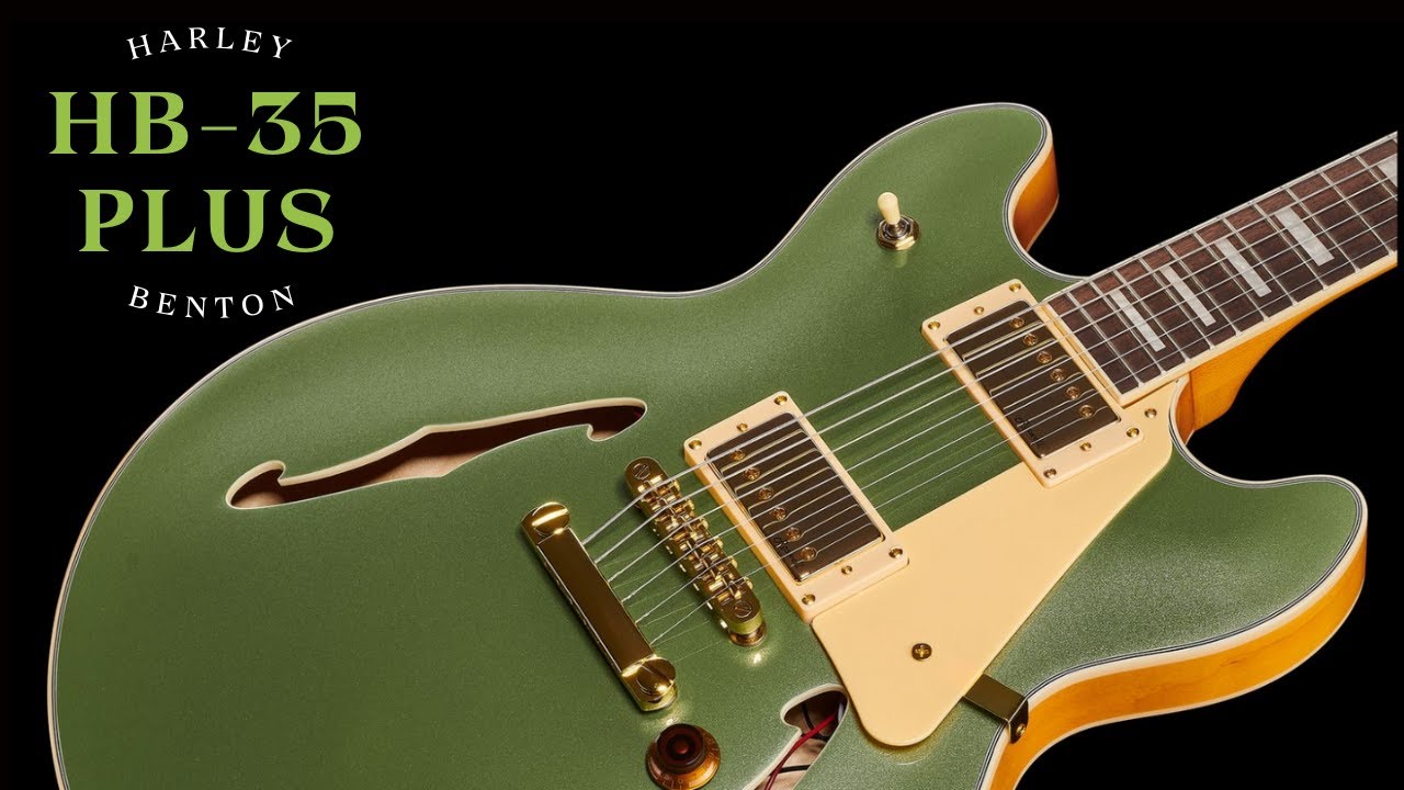 Harley Benton HB-35Plus (ES-335) Electric Guitar (No Talking Soundcheck) 🎸 Totally worth the money!