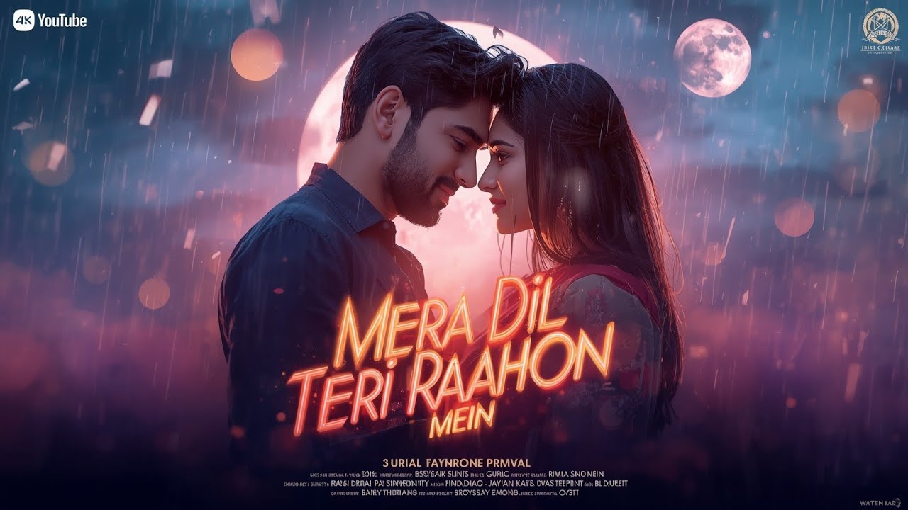 Mera Dil Teri Raahon Mein ❤️ | 90s Romantic Love Song | Kumar Sanu Style | Heart Touching Hindi Song