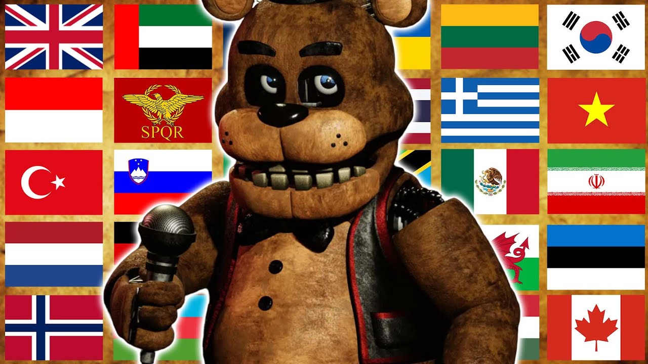 FNAF in 70 Languages Meme