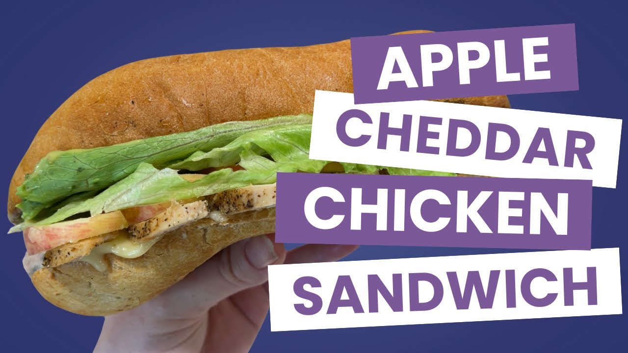 Quick and Easy Apple Chicken Cheddar Sandwich, Crisp Apples, Juicy Chicken, Melty Cheddar