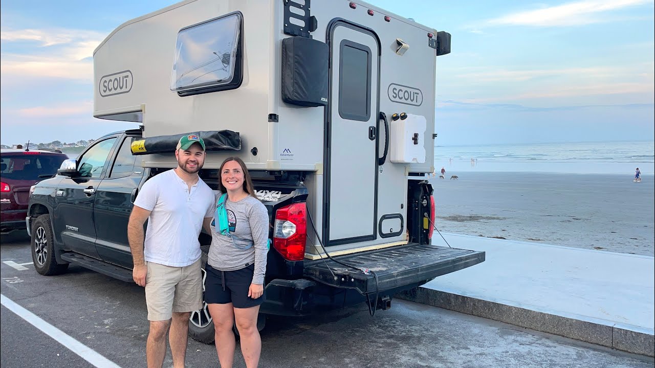 Beachfront Stealth Truck Camping in Maine