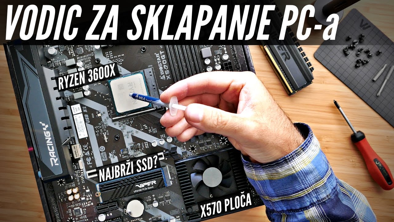 Vodič za sklapanje PC-a + recenzija najbržeg SSD-a na planeti! Patriot Viper VP4100!