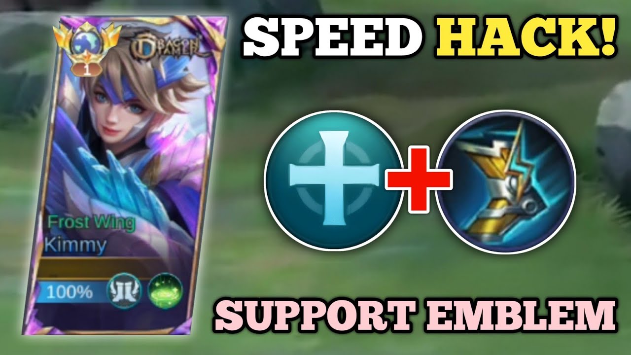 KIMMY SUPPORT EMBLEM + RAPID BOOTS! (speed hack!💀) KIMMY BEST BUILD 2026 -MLBB