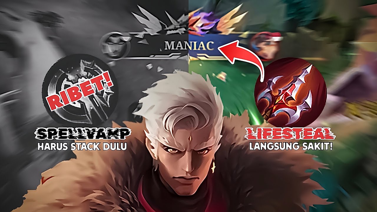 SPELLVAMP❌, LIFESTEAL✅! LEBIH SAKIT, LEBIH SUSTAIN! YU ZHONG BUILD PATCH TERBARU 2025