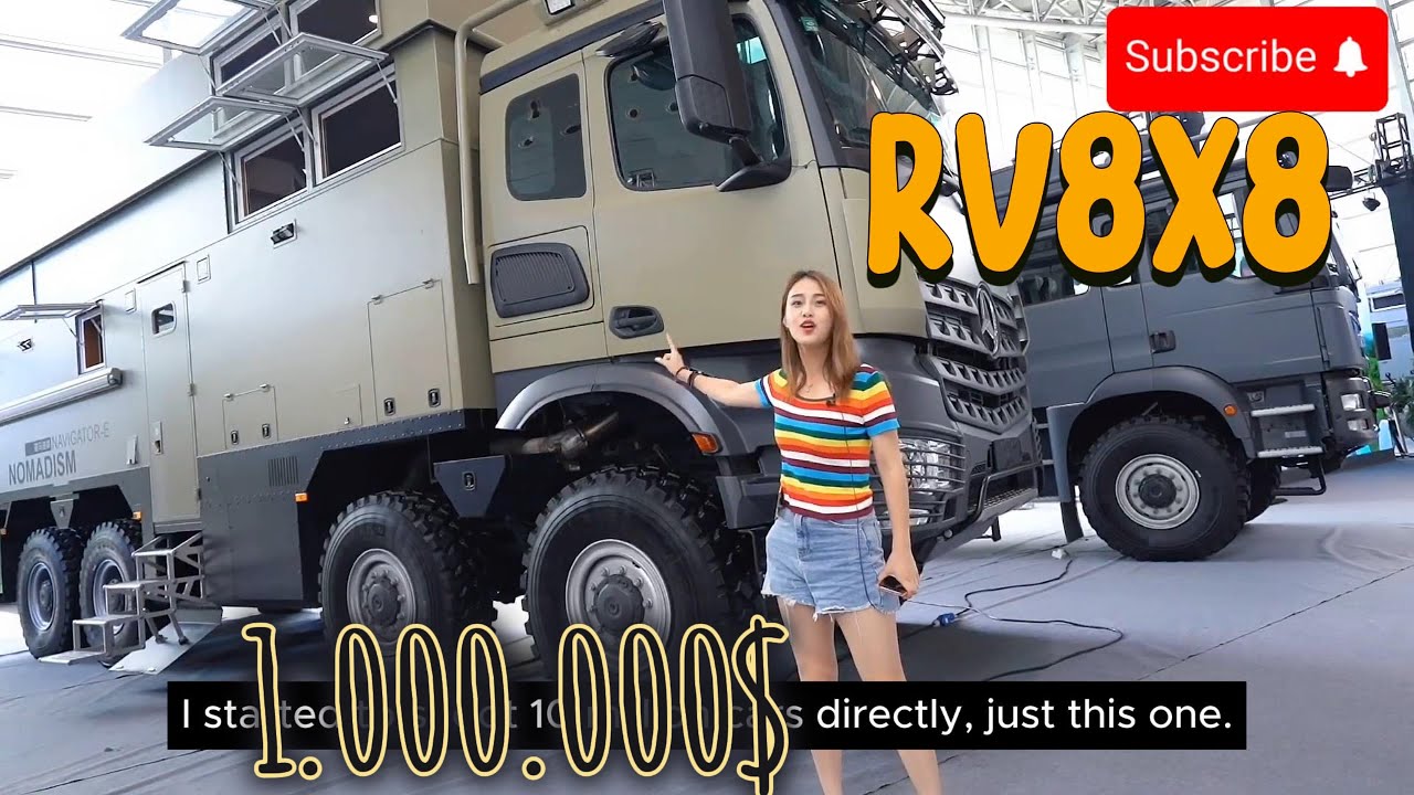 The Ultimate 8x8 Explorer: Conquering Terrains with the Million-Dollar Behemoth