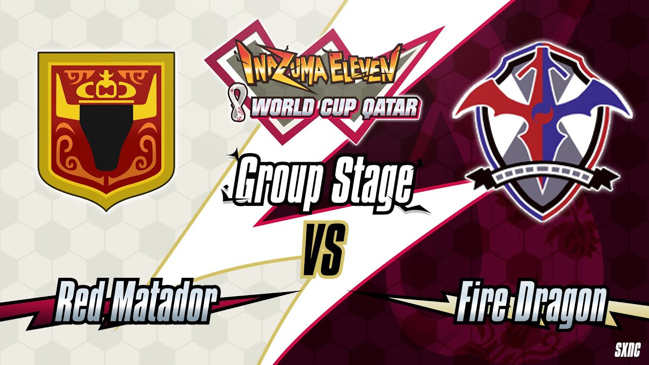 Red Matador VS Fire Dragon | Inazuma Eleven World Cup Qatar 1080p
