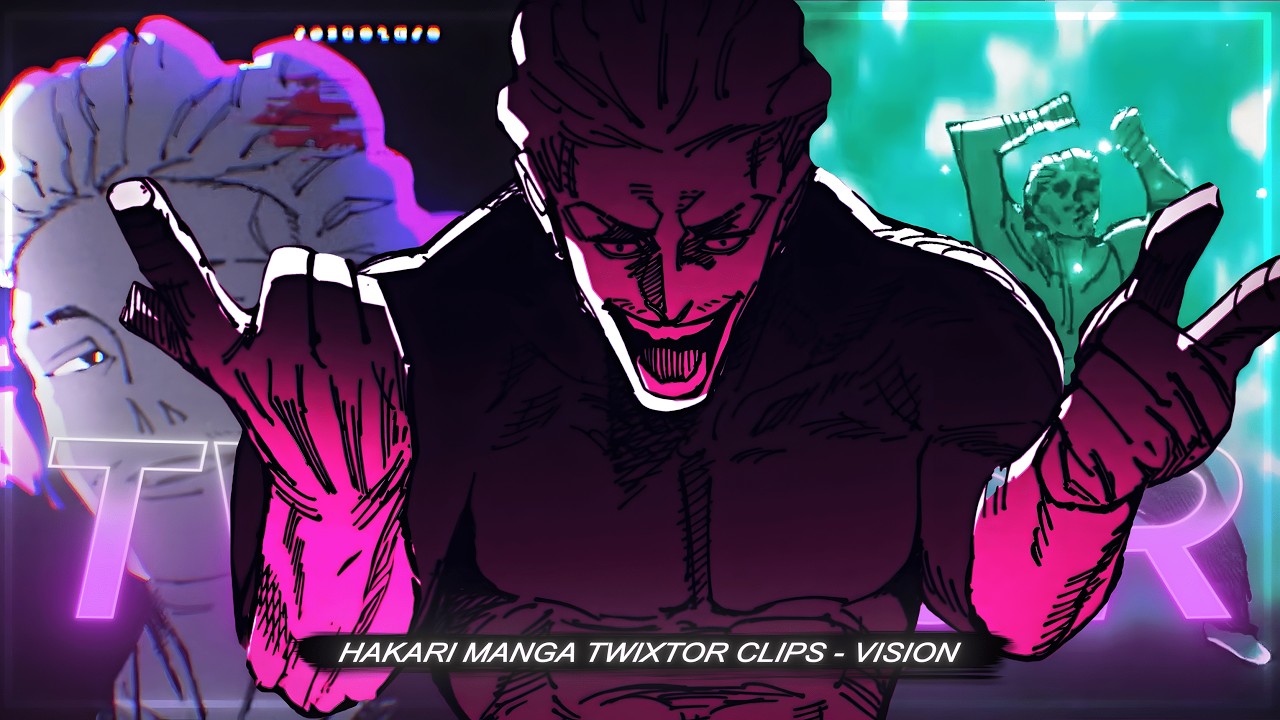 Hakari Kinji Manga Twixtor Clips | 4K Quality + CC | Jujutsu Kaisen