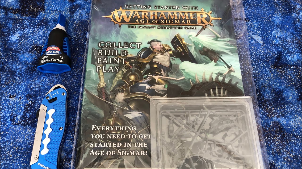 ASMR Warhammer Age of Sigmar Getting Started Book & Bonus Miniature Assembly | Whispered