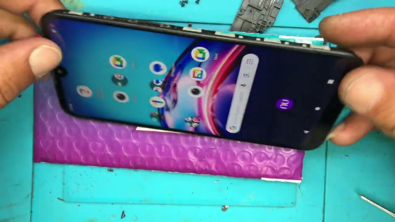 Troca tela  moto E6i parte 1