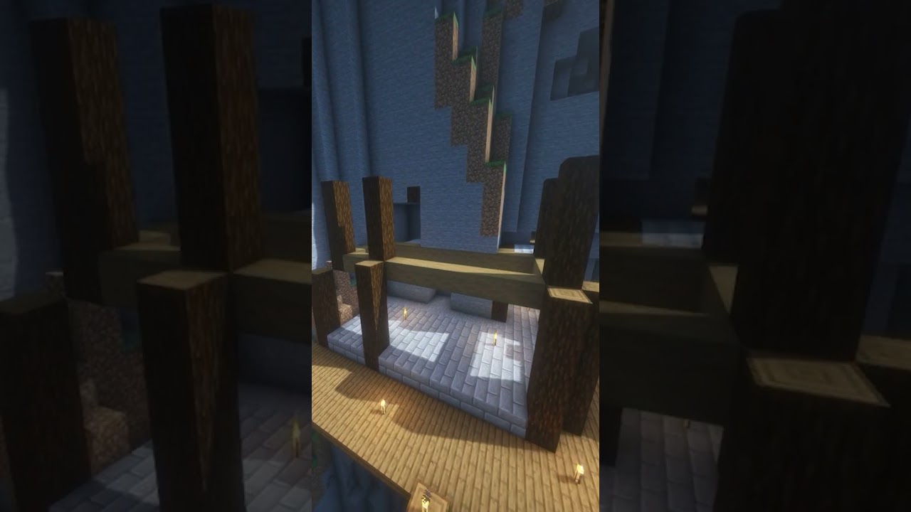 Cliffside Inn Build | #minecraft #gaming #minecraftbuilding #minecrafttimelapse #newseries