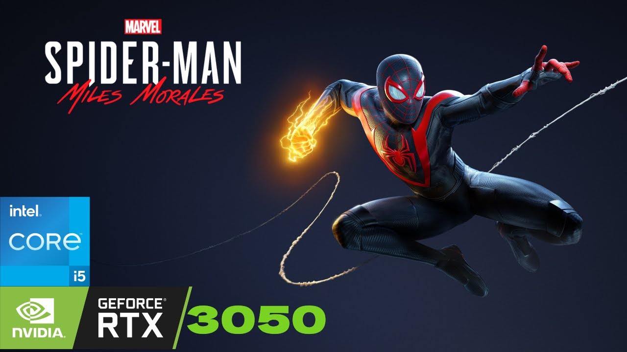 RTX 3050 + i5 9400f | Marvel's Spider Man Miles Morales | 1080P | All Settings | RTX ON