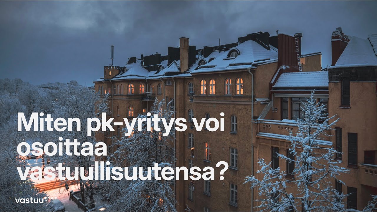 Luotettava Kumppani&reg; Kest&auml;vyysraportti &ndash; n&auml;in pk‑yritys tekee kest&auml;vyysraportoinnin helposti